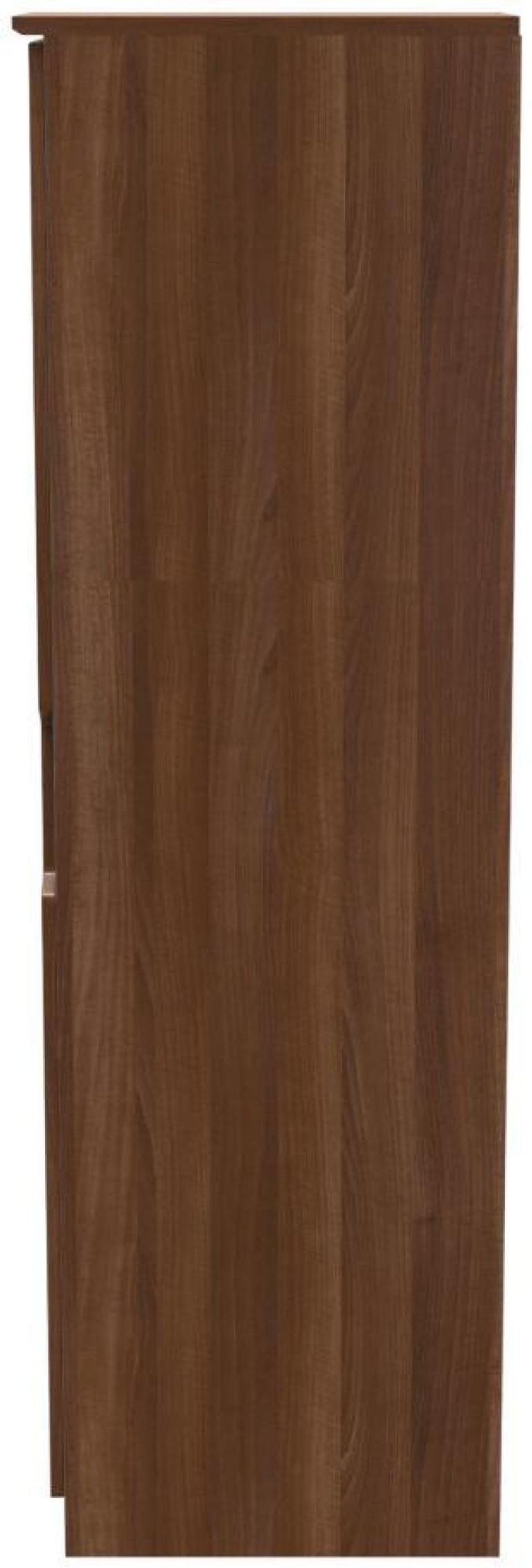 Bella Walnut Effect 1 Door Single Wardrobe