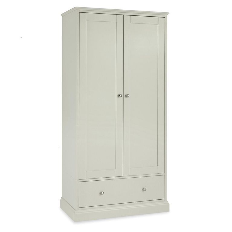 Ashby Soft Grey Wardrobe - 2 Door