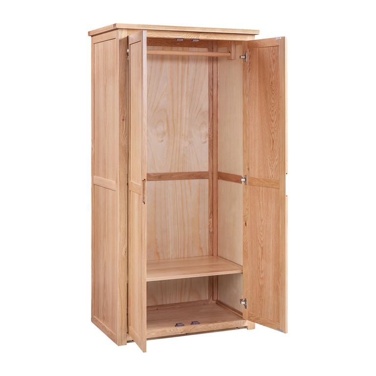 Moderna Wardrobe - 2 Door - Oak
