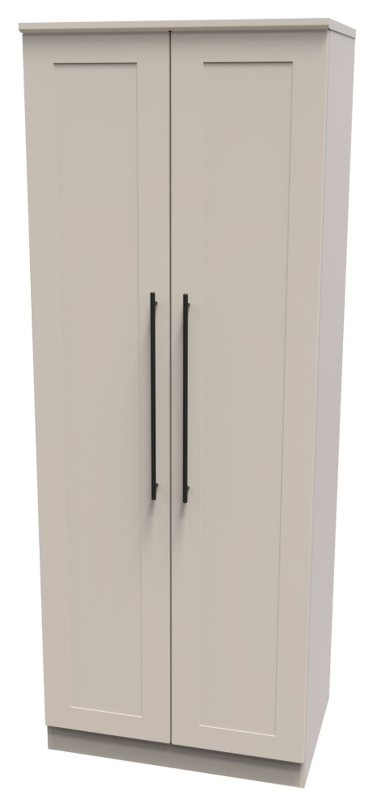 Beverley Cashmere 2 Door Plain Tall Wardrobe