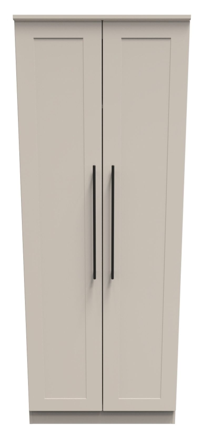 Beverley Cashmere 2 Door Plain Tall Wardrobe
