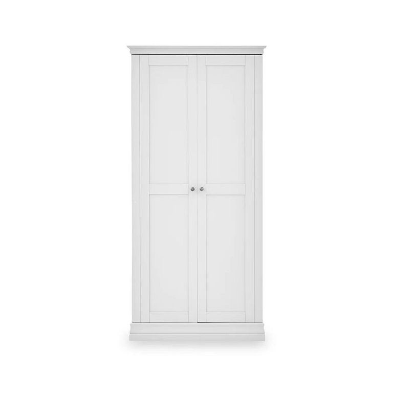 Bordeaux Wardrobe - 2 Door - White