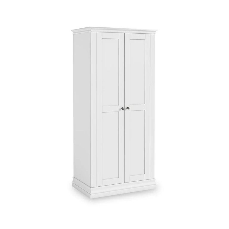 Bordeaux Wardrobe - 2 Door - White