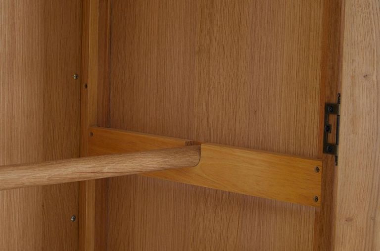 Burford Single Wardrobe - 1 Door - Oak