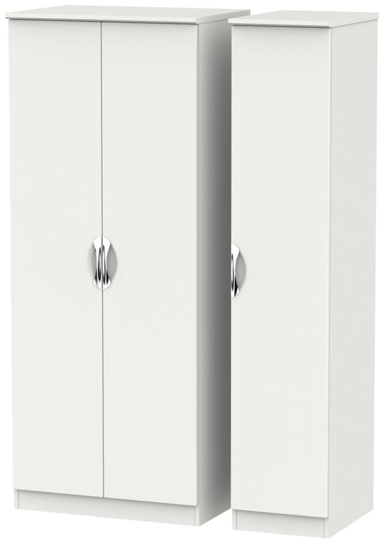 Camden Grey 3 Door Triple Wardrobe