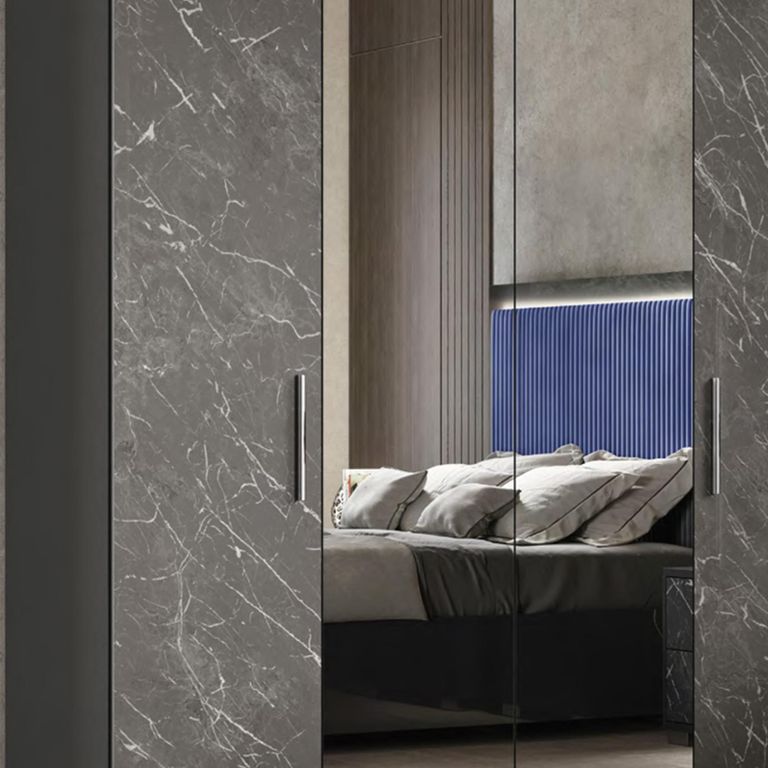 Carvelle Night Dark Grey Wardrobe