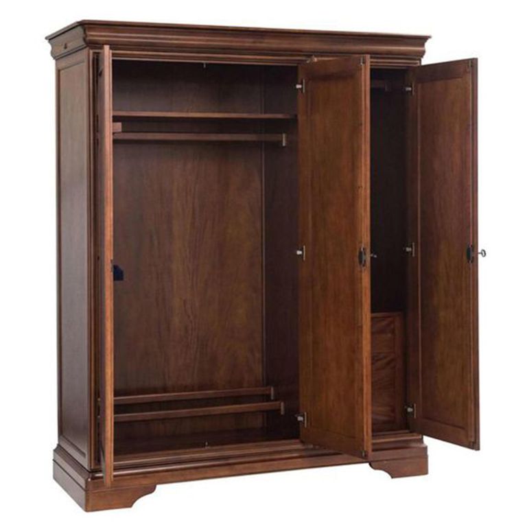 Clearance - Willis and Gambier Antoinette Cherrywood 3 Door Triple Wardrobe - FSS16387
