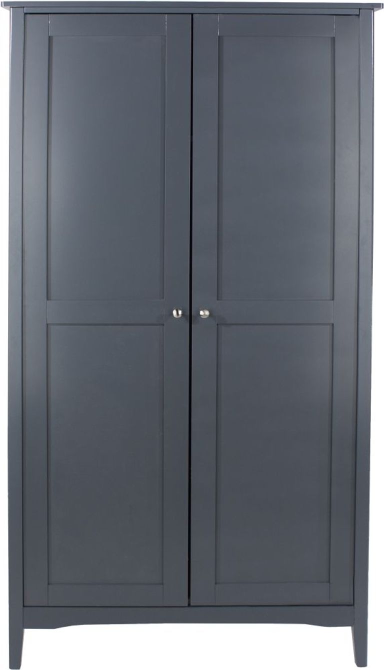 Como Blue Painted 2 Door Wardrobe