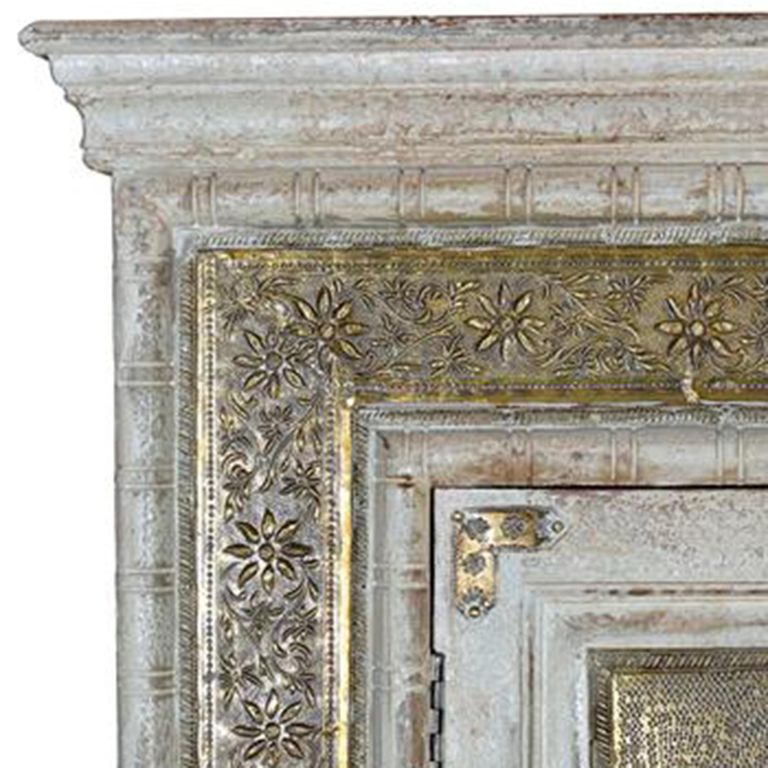 Dibble Wardrobe - 2 Door - White - Mango Wood