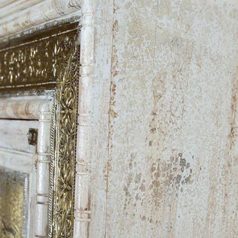 Dibble Wardrobe - 2 Door - White - Mango Wood