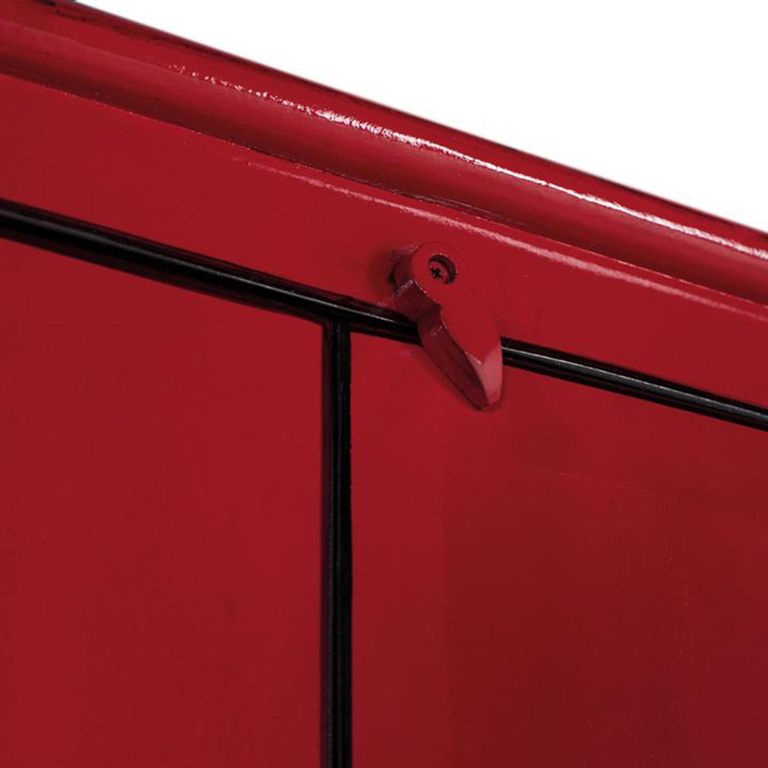 Elderon Wardrobe - 2 Door - Red - Mango Wood