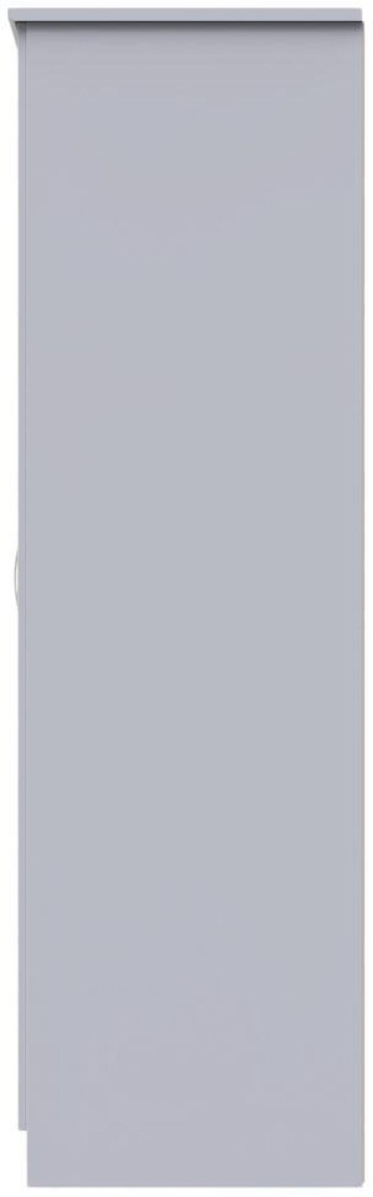 Eve Grey 1 Door Single Tall Wardrobe