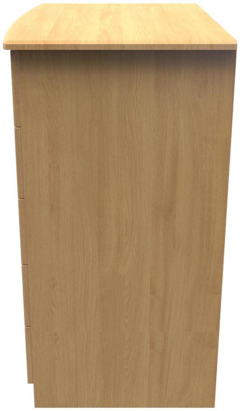 Eve Oak Effect 1 Door Midi Wardrobe