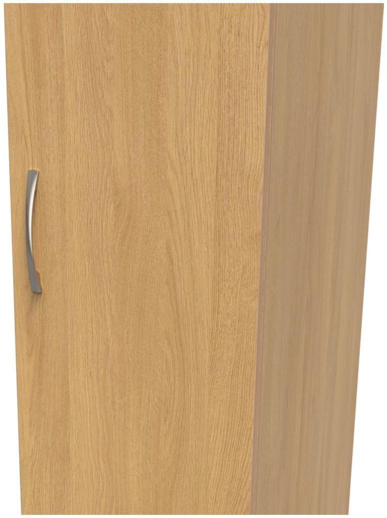 Eve Oak Effect 1 Door Single Tall Wardrobe