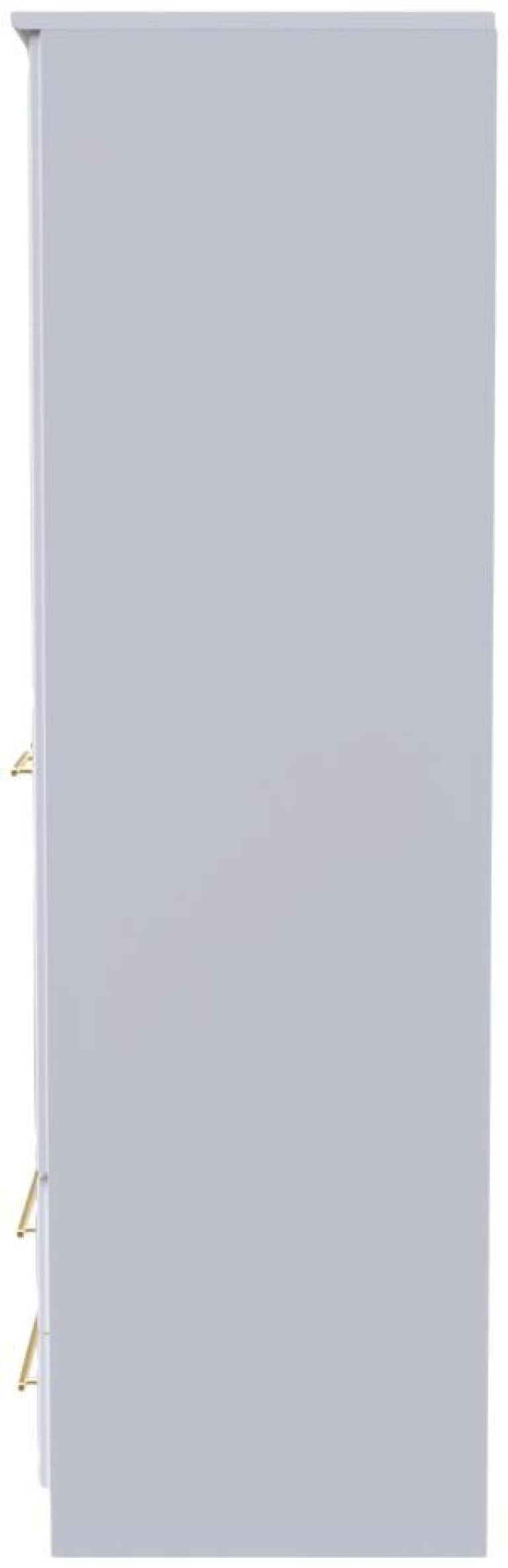 Faye White 2 Door 2 Drawer Double Wardrobe