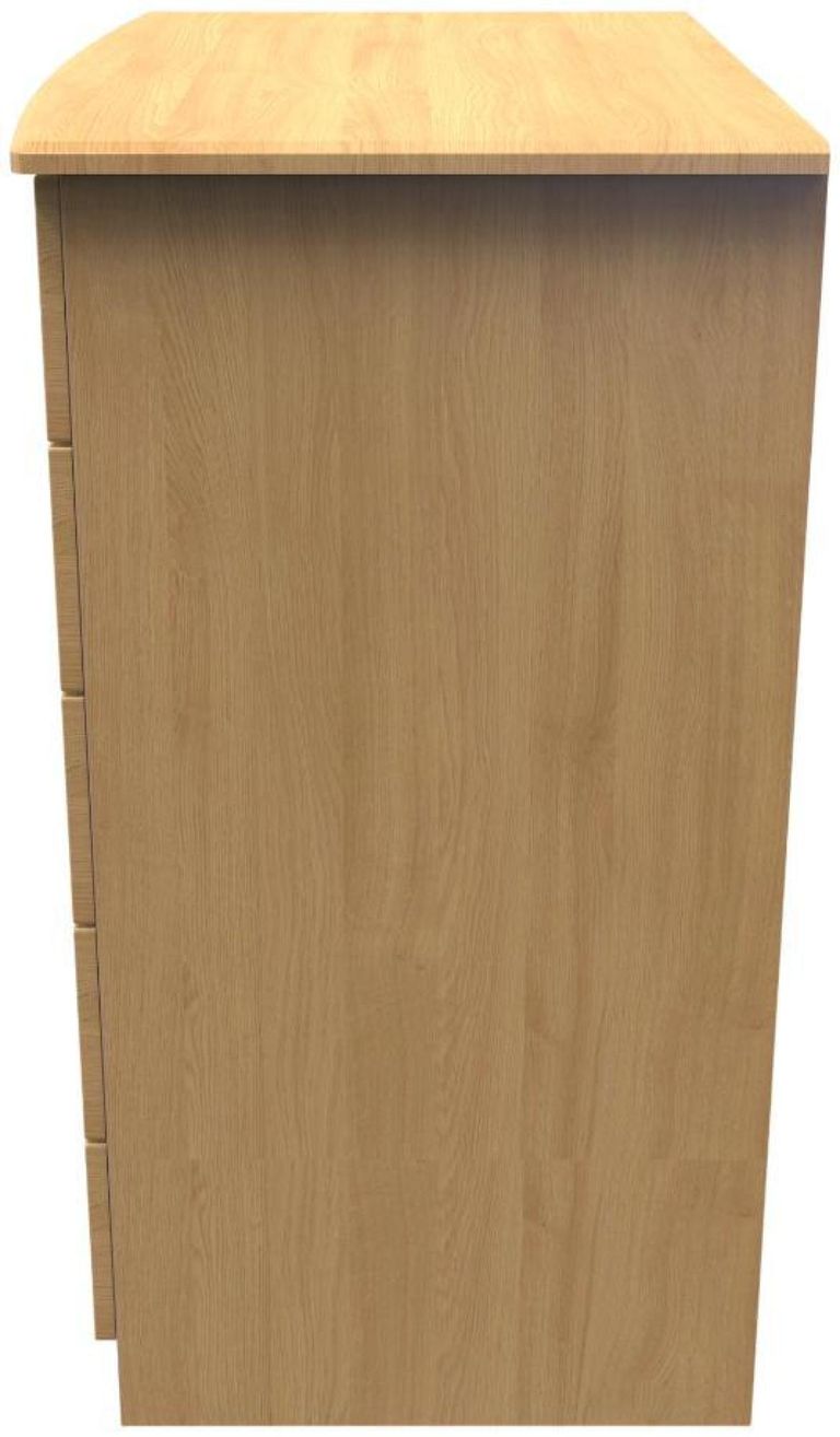 Flora Oak Effect 1 Door Midi Wardrobe