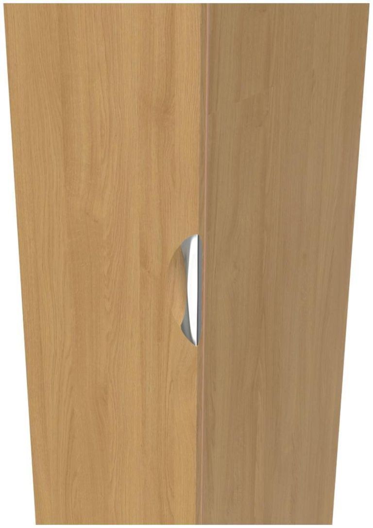 Flora Oak Effect 1 Door Single Wardrobe