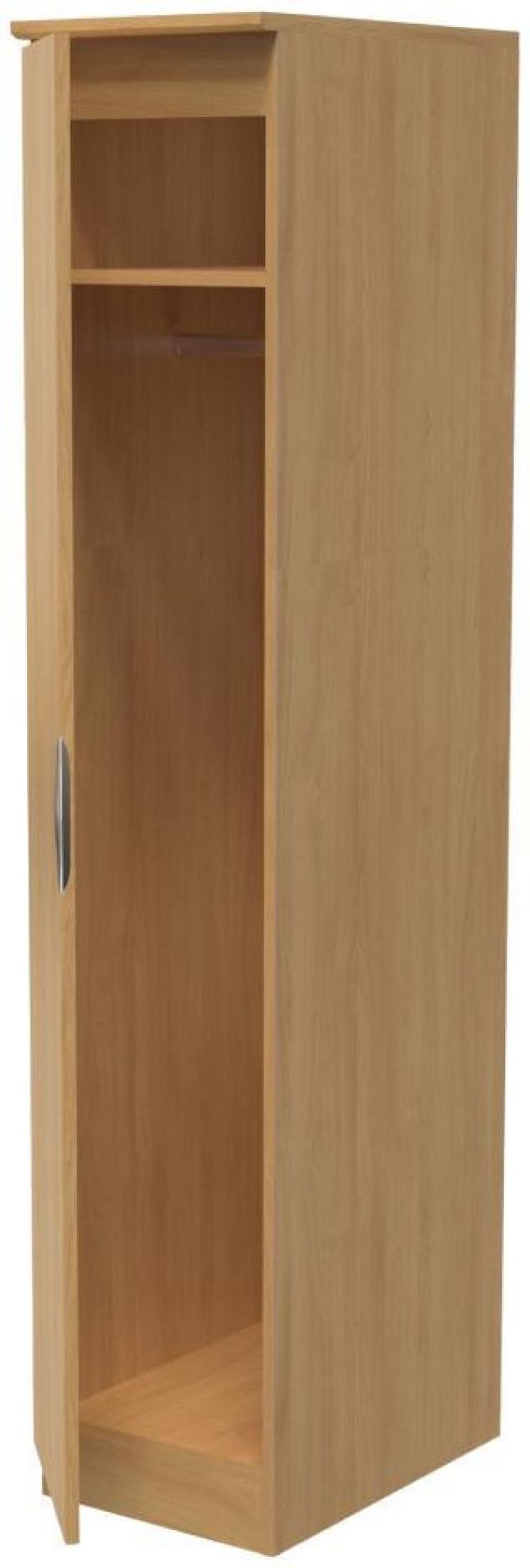 Flora Oak Effect 1 Door Single Wardrobe