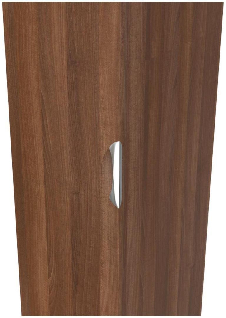 Flora Walnut Effect 1 Door Single Wardrobe