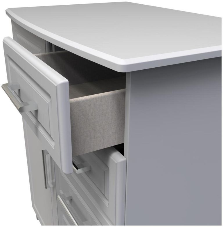 Gina Grey 1 Door Midi Wardrobe