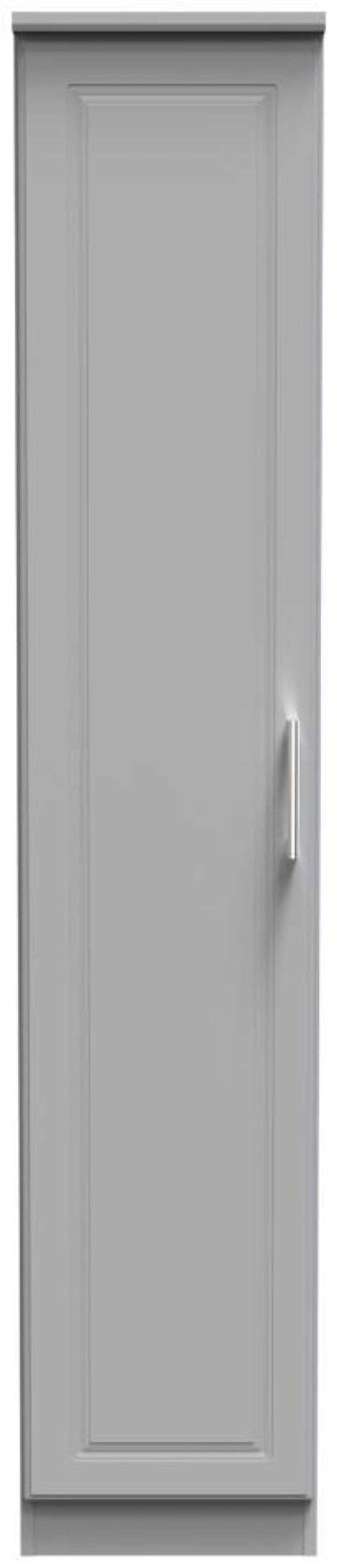 Gina Grey 1 Door Single Wardrobe
