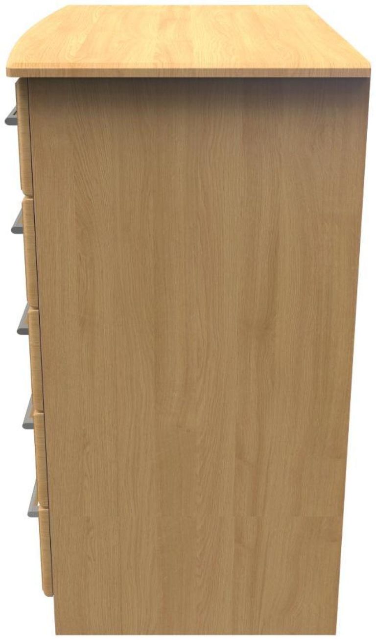 Gina Oak Effect 1 Door Midi Wardrobe