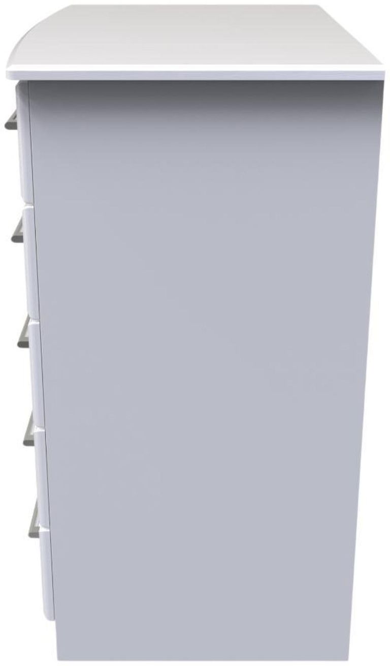 Gina White 1 Door Midi Wardrobe