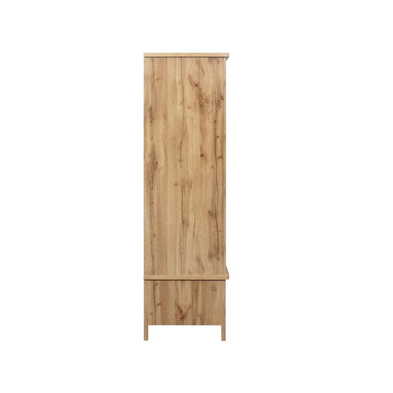Hampstead Wardrobe - 2 Door - 1 Drawer - Rustic Oak 