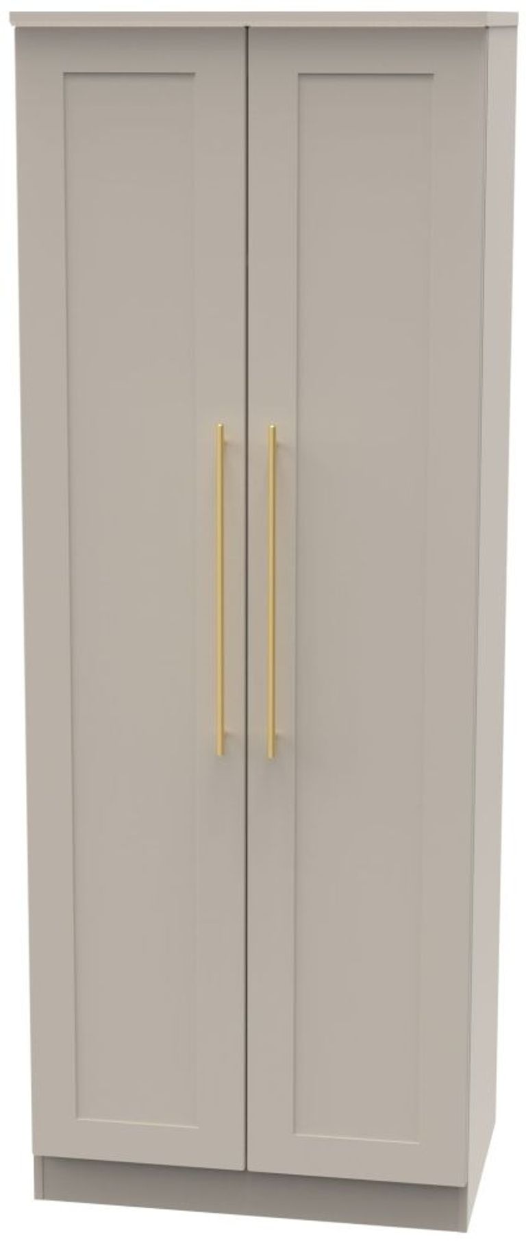 Haworth Cashmere 2 Door Plain Tall Wardrobe