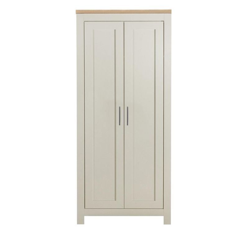 Highgate Wardrobe - 2 Door - Cream Painted