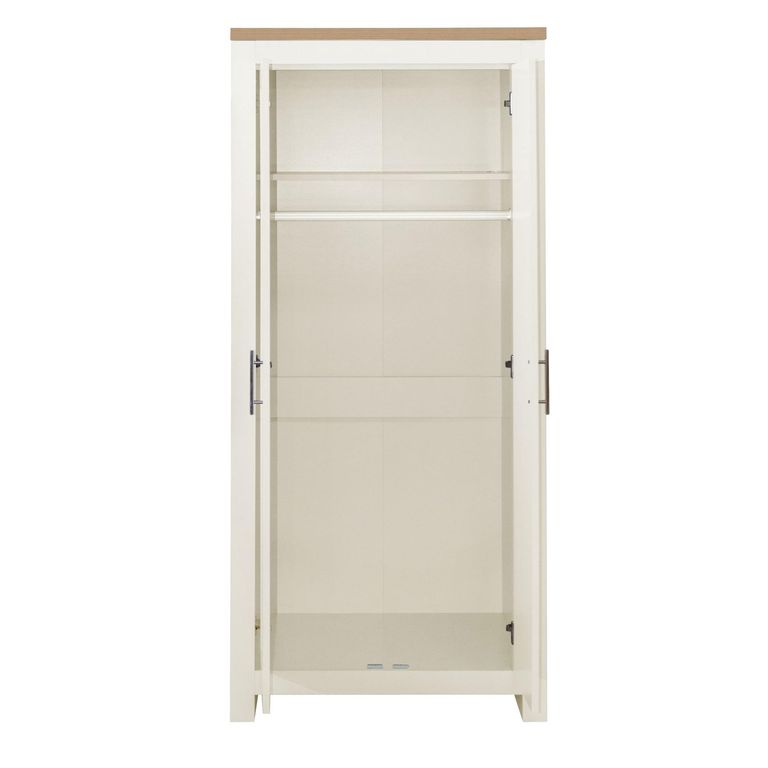 Highgate Wardrobe - 2 Door - Cream Painted