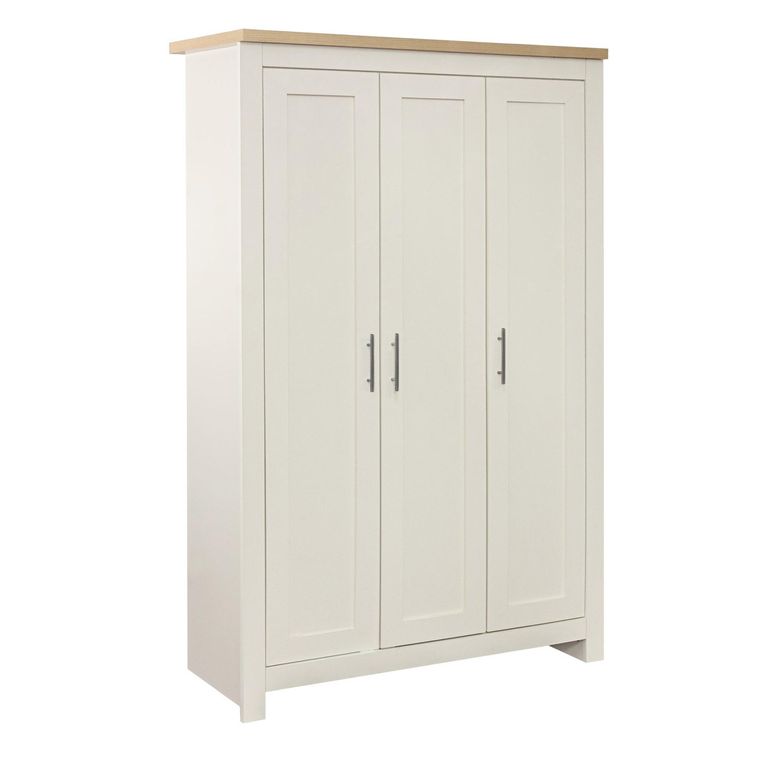 Highgate Wardrobe - 3 Door - Cream Painted
