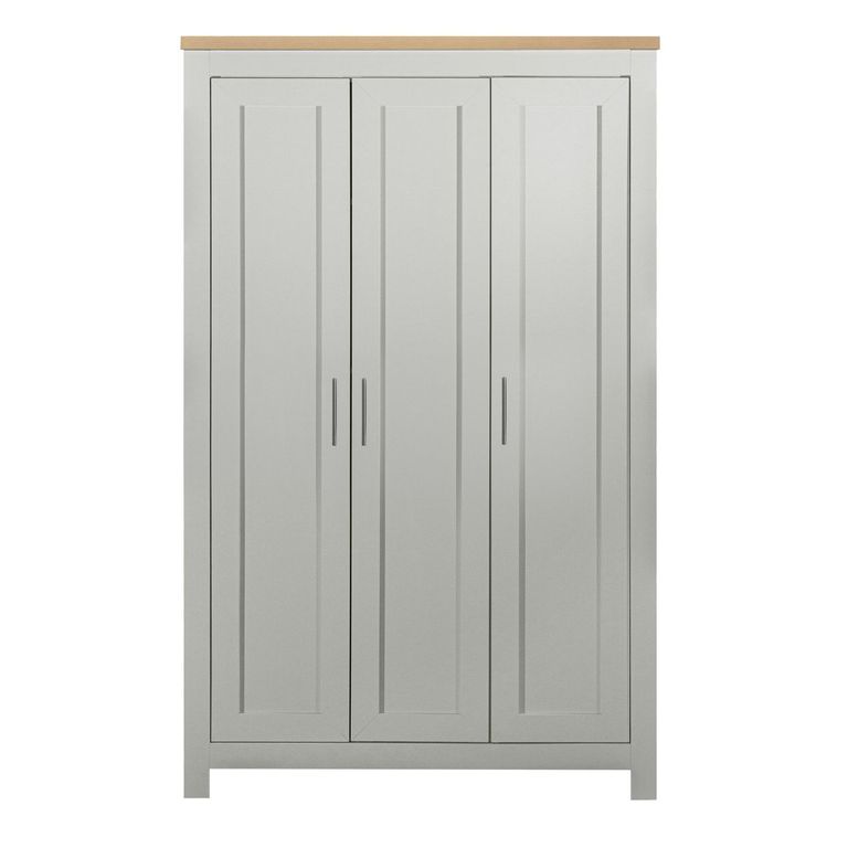 Highgate Wardrobe - 3 Door - Grey Painted