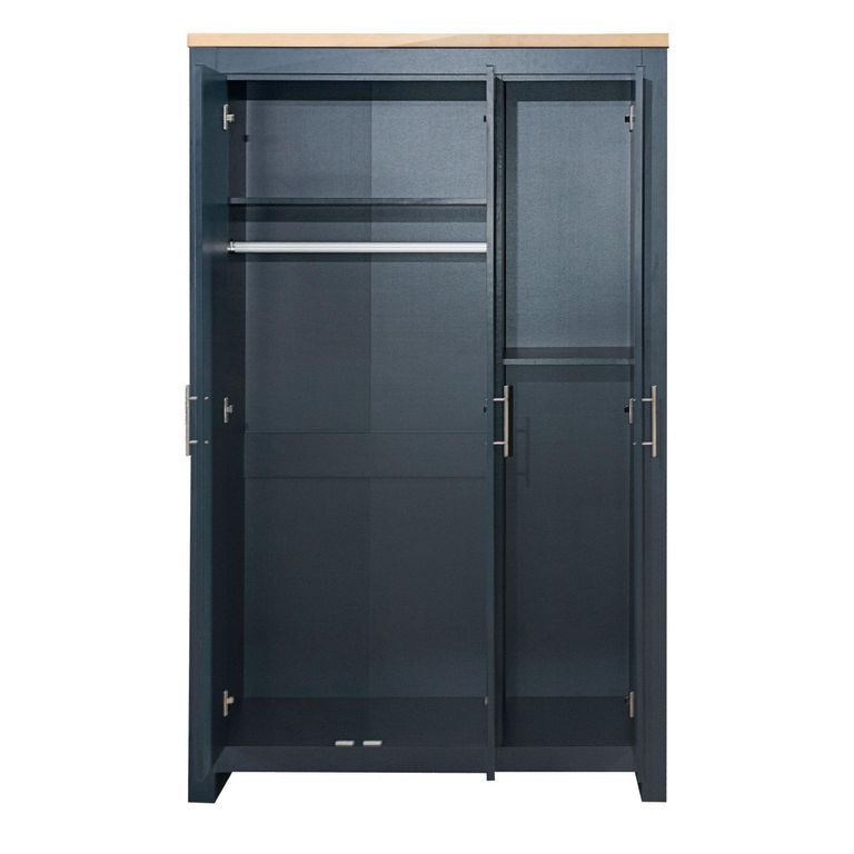 Highgate Wardrobe - 3 Door - Navy Blue Painted