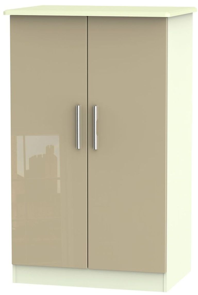 Knightsbridge Mushroom and Cream Midi Wardrobe