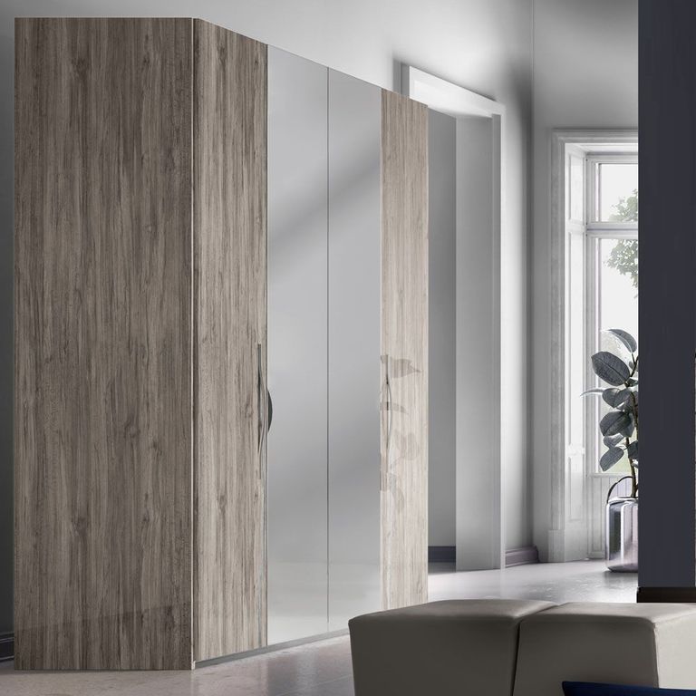 Laura Oak Grain Effect Wardrobe