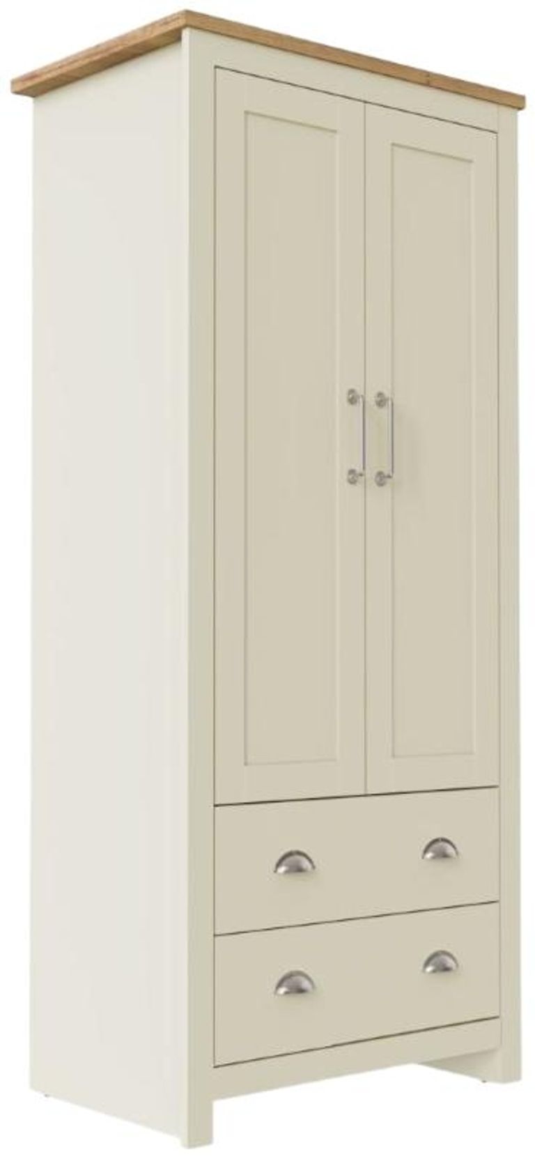 Lyman 2 Door 2 Drawer Wardrobe - Variant Available