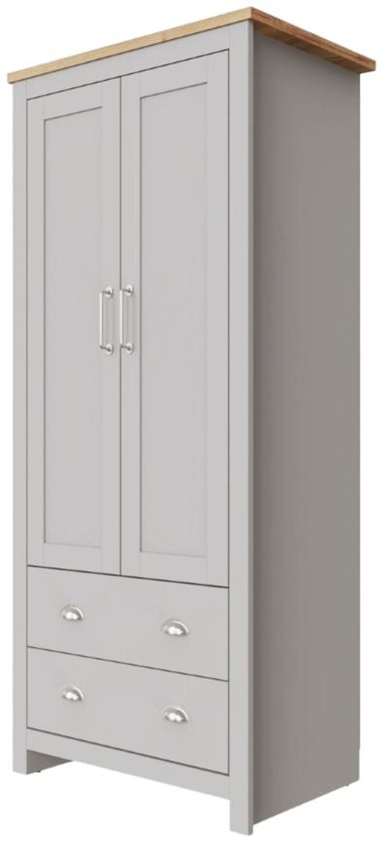 Lyman 2 Door 2 Drawer Wardrobe - Variant Available