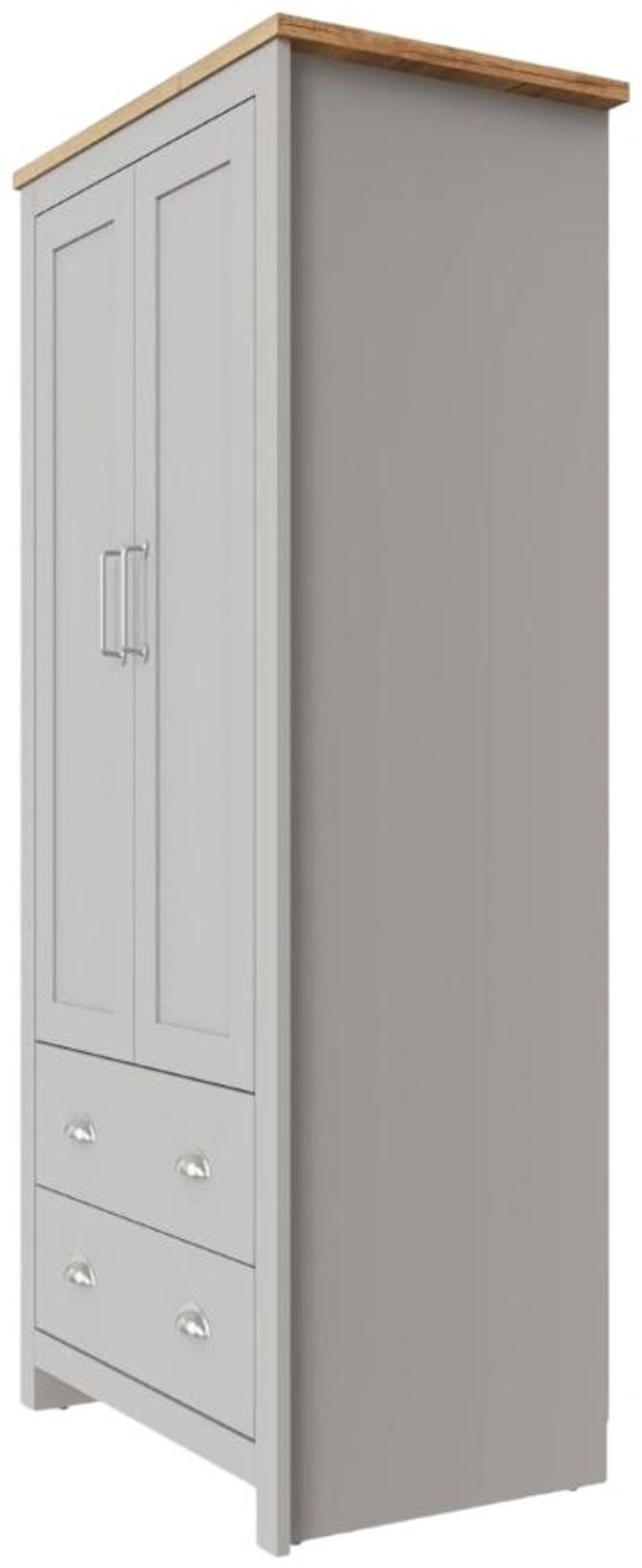 Lyman 2 Door 2 Drawer Wardrobe - Variant Available