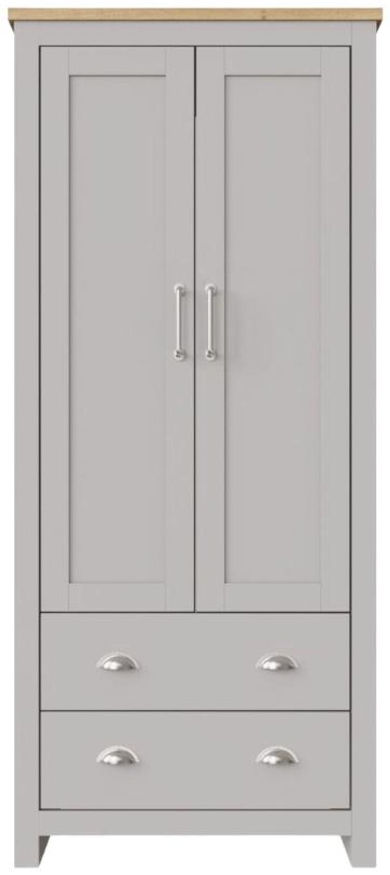 Lyman 2 Door 2 Drawer Wardrobe - Variant Available
