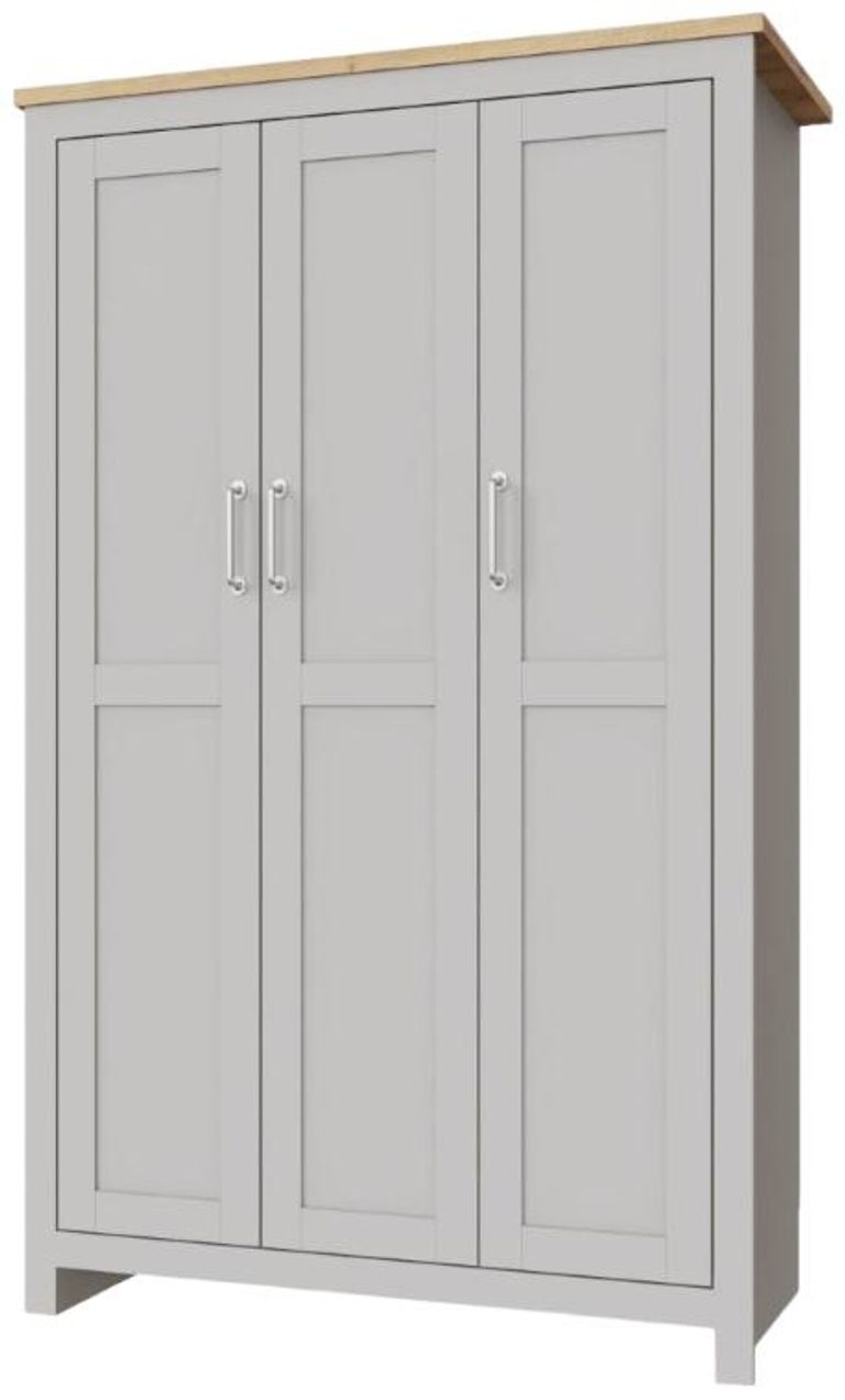 Lyman 3 Door Wardrobe - Variant Available