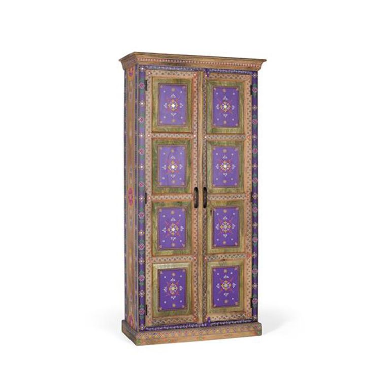 Madelynn Wardrobe - 2 Door - Painted - Mango Wood