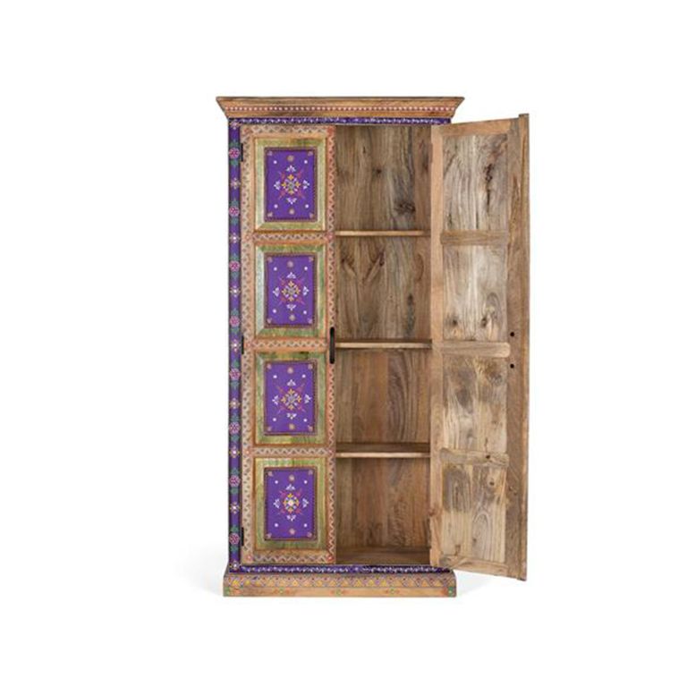 Madelynn Wardrobe - 2 Door - Painted - Mango Wood