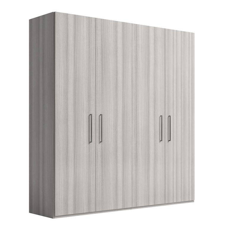 Mia Wardrobe - 4 Door - Grey