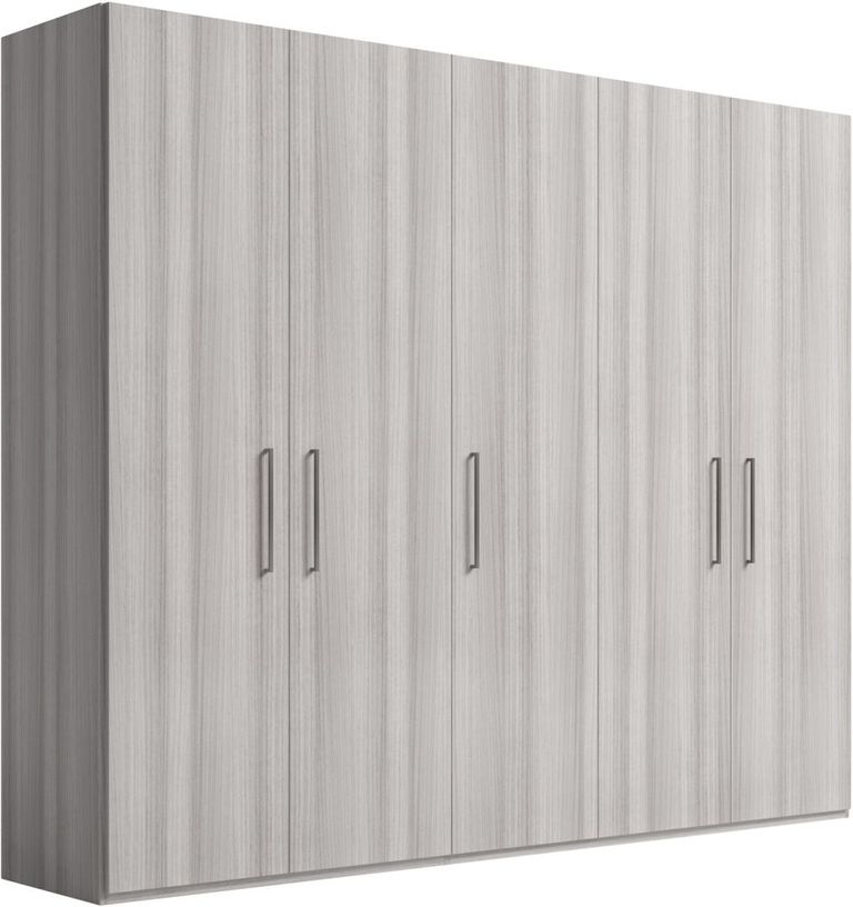 Mia Wardrobe - 5 Door - Grey