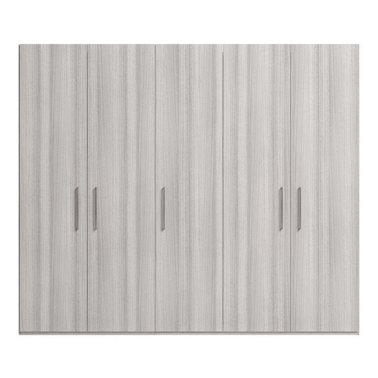 Mia Wardrobe - 5 Door - Grey