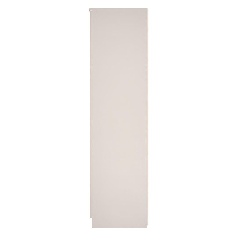 Milan Cashmere Gloss 2 Door Plain Tall Wardrobe