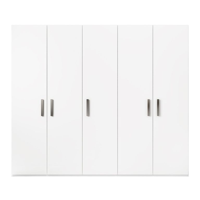 Modern Mara Wardrobe - 5 Door - White
