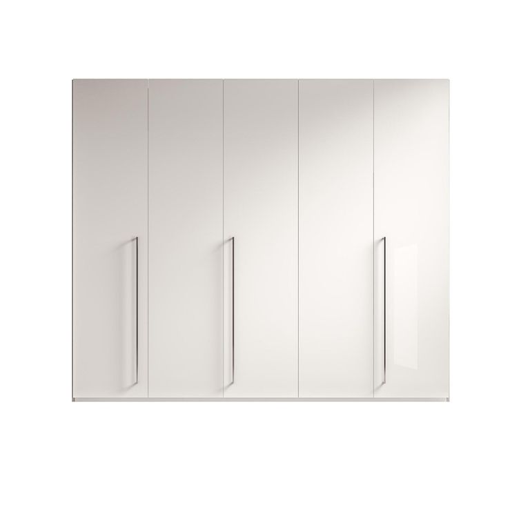 Modern Treviso Wardrobe - 5 Door - Grey