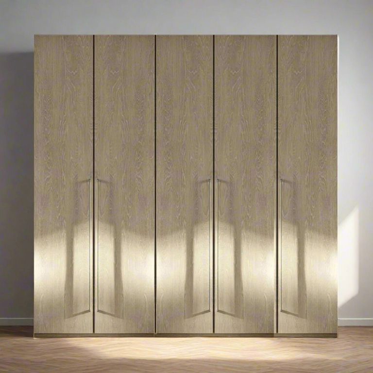 Denali Wardrobe - 5 Door - Sand Birch
